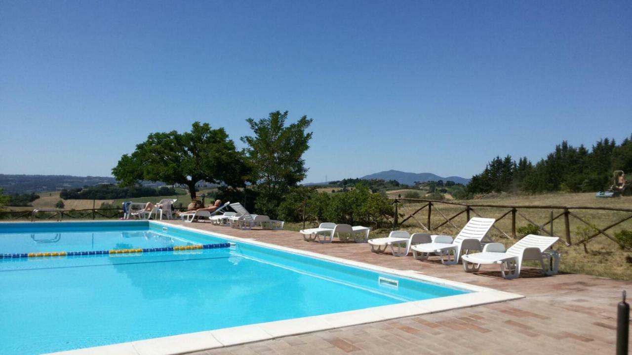 Agritur Villa Osvaldo Castiglione Del Lago Perugia Colazione Piscina Acqua Salata Exterior foto